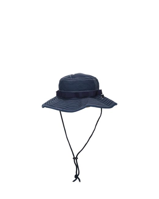 Vans Cotton Hat With Drawstring in Blue 