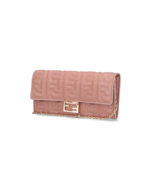 Portafoglio Continental "Baguette" di Fendi in Pink