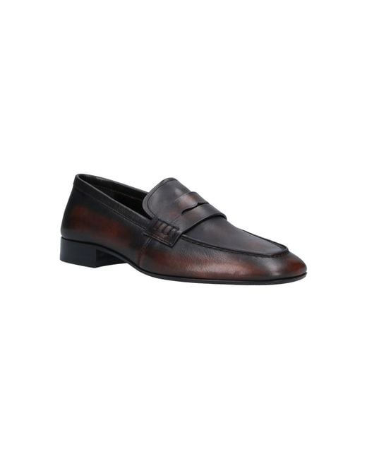 Mocassini In Pelle di Dries Van Noten in Black