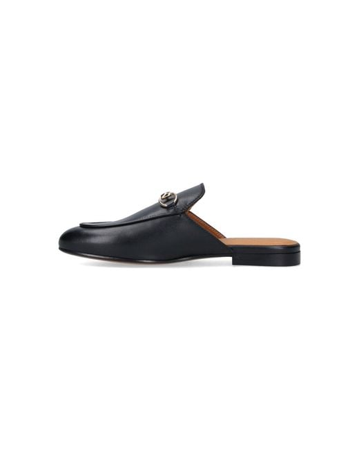 Gucci Black "Princetown" Mules