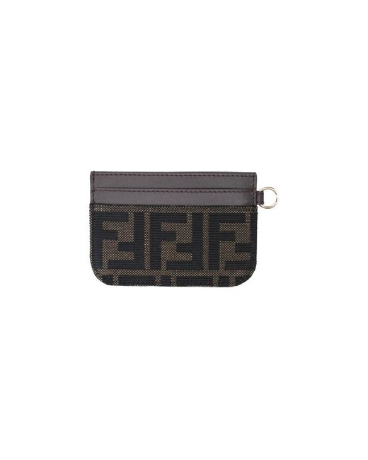 Fendi Black Cardholder "Ff"
