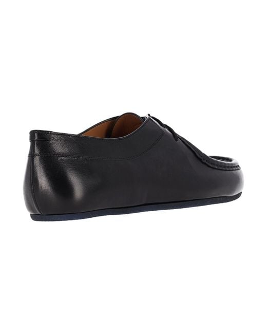 Jil Sander Black Derby Shoes "Hood" for men