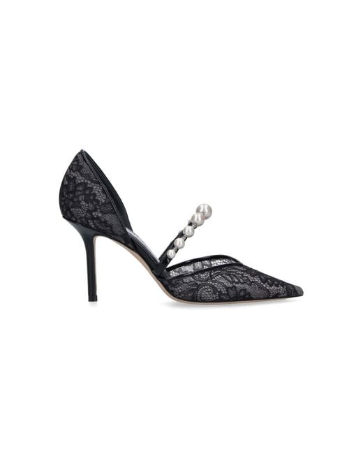 Jimmy Choo Black With Heel Outer: Textile