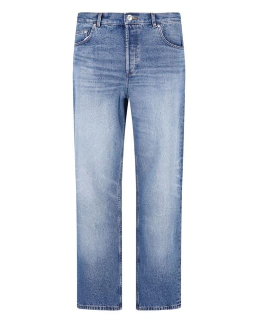 A.P.C. Blue A. P.C. Washed Straight-Leg Jeans for men
