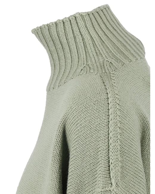 Drumohr Green Merino Wool Sweater