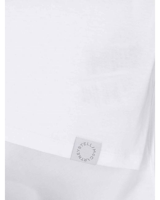 Stella McCartney White Printed Tank Top