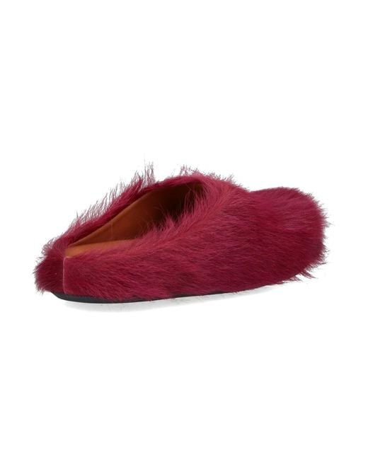 Marni Red Slip-On Mules for men