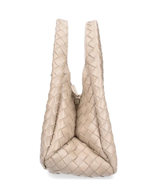 Bottega Veneta Natural Small Handbag "Campana"