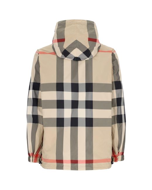 Giacca Cappuccio Reversibile di Burberry in Black da Uomo