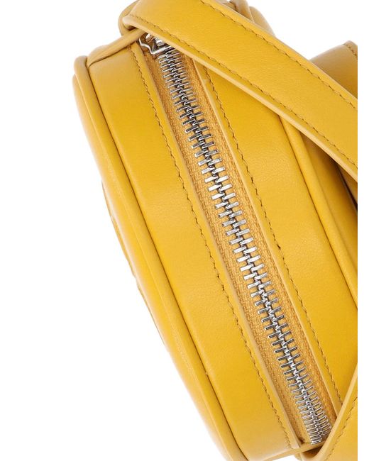 Courreges Orange "Reedition Circle" Mini Bag