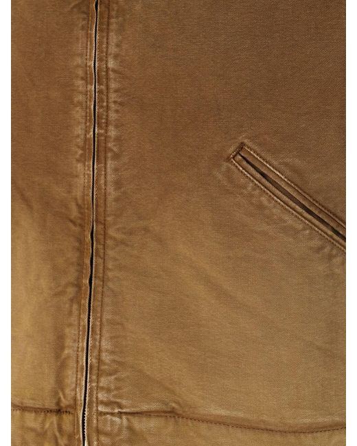 Carhartt Brown Jacket "Og Detroit" for men
