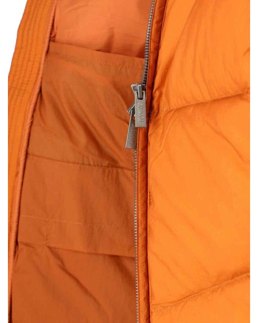 K-Way Orange "Ripstop" Down Jacket for men