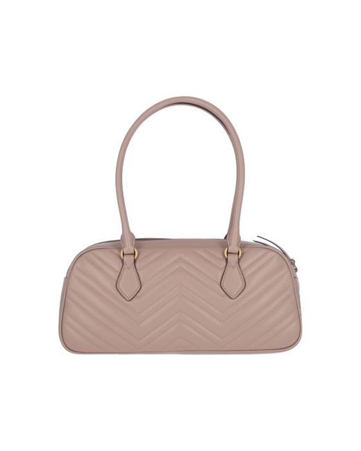 Gucci Pink 'Gg Marmont' Midi Handbag