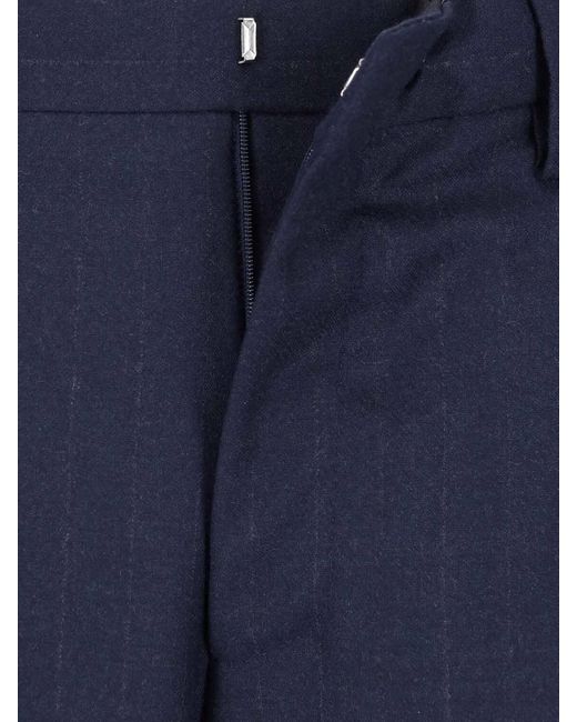 Lardini Blue Double-Breasted Suit for men