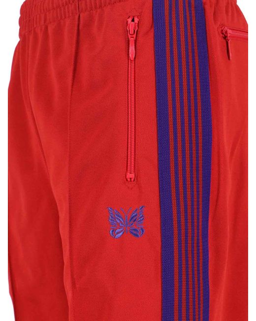 Needles Red Joggers for men
