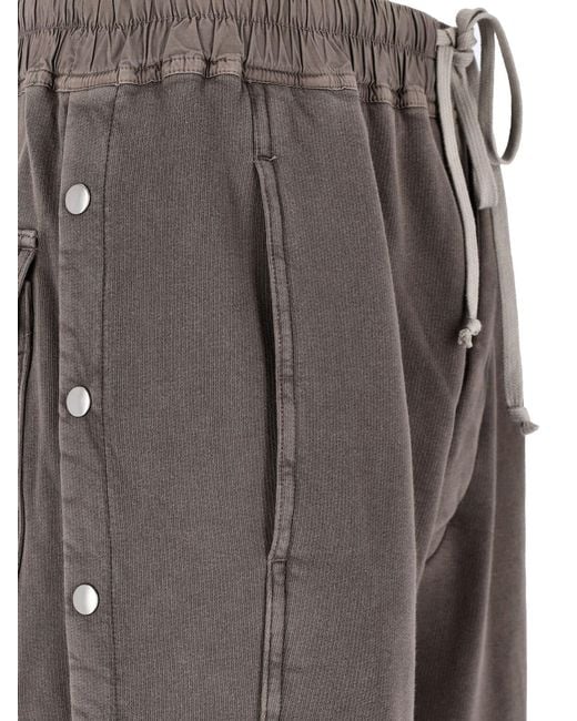 Rick Owens Brown Sweatpants "Pusher" for men