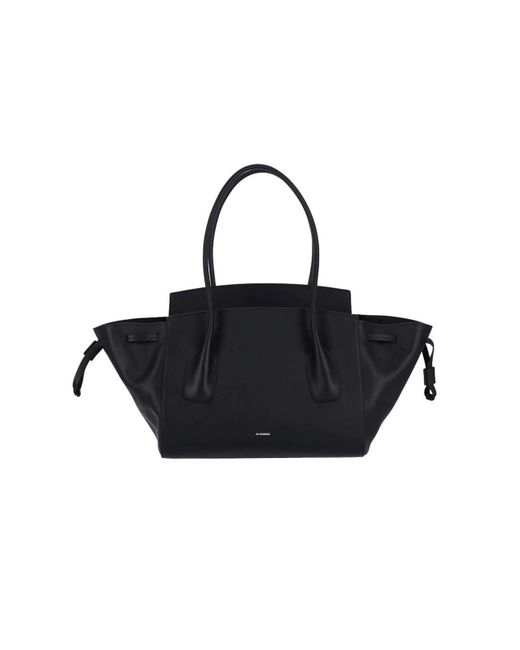 Jil Sander Black 'Voyage' Small Bag