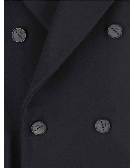 Hevò Blue Double-Breasted Blazer "Rodi" for men