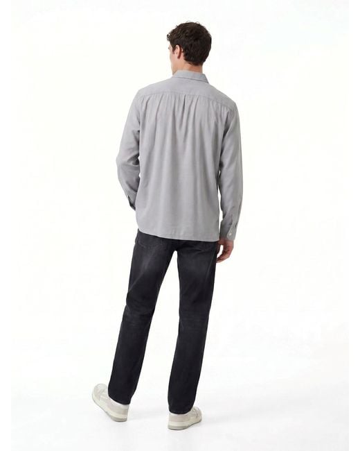 Our Legacy Gray Light Every Classic Collar Shirt for men