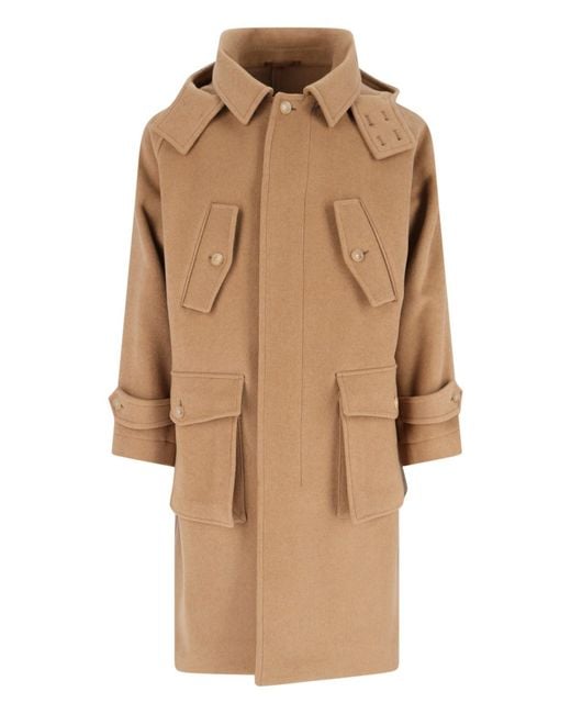 Caruso Natural Coat "Foscari" for men