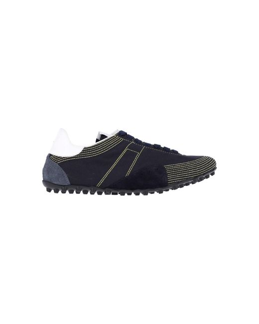 Maison Margiela Blue Low-Top Lace-Up Sneakers for men