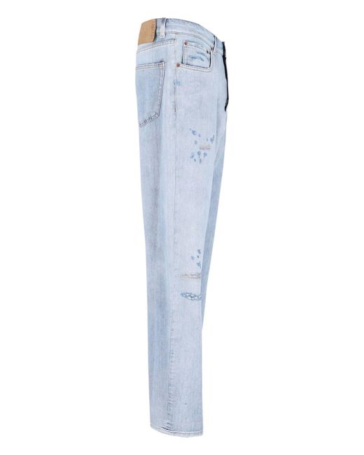 MM6 by Maison Margiela Blue Straight Jeans for men