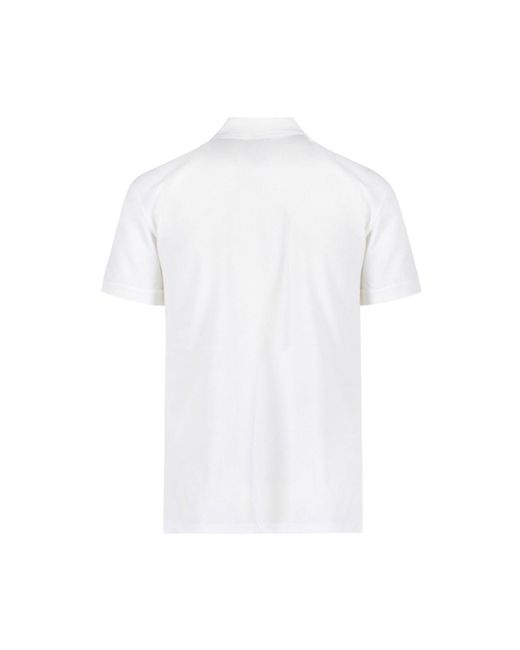 Polo Logo di Alexander McQueen in White da Uomo
