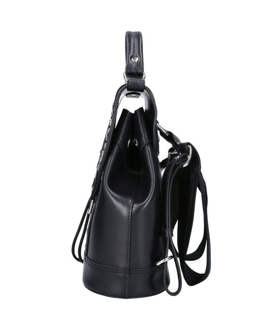Vivienne Westwood Black Small Backpack "Max"