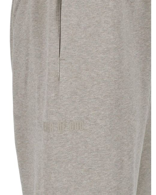 Fear Of God Gray Relaxed Fit Jogger Sweatpants for men