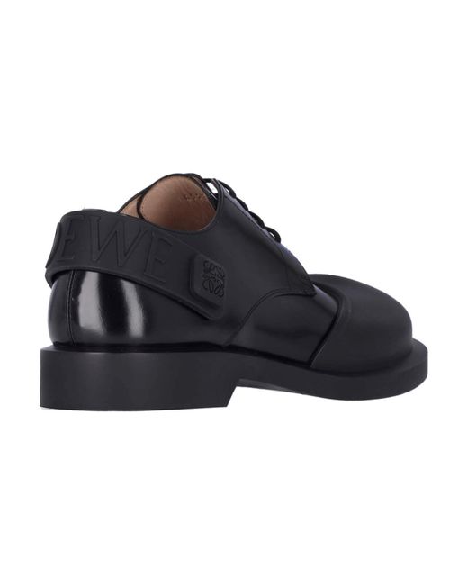 Loewe Black "terra" Derby Shoes for men