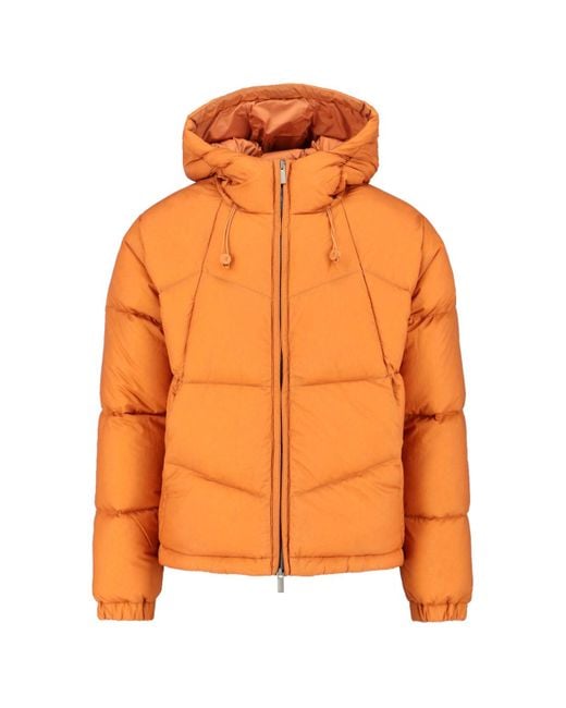 K-Way Orange "Ripstop" Down Jacket for men