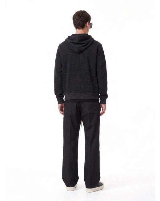 Rick Owens Blue Wide Cotton Pants for men