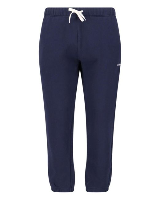 Autry Blue Logo Sweatpants for men