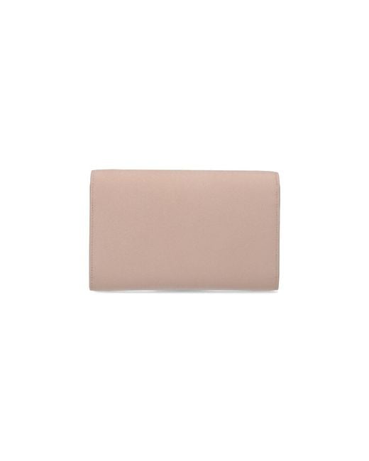 Saint Laurent Pink 'Uptown' Chain Pouch