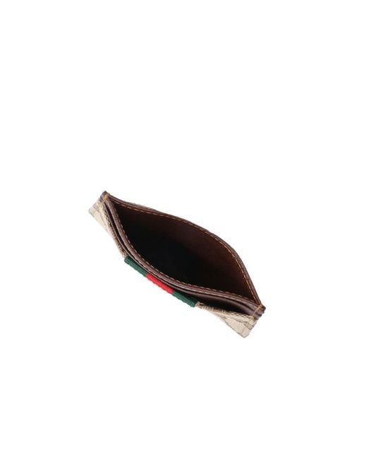 Gucci White Cardholder "Web" for men