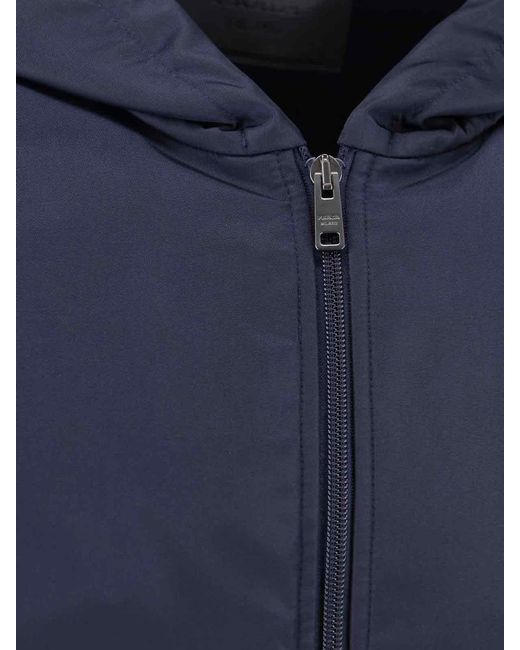 Prada Logo Hoodie in Blue for Men | Lyst UK