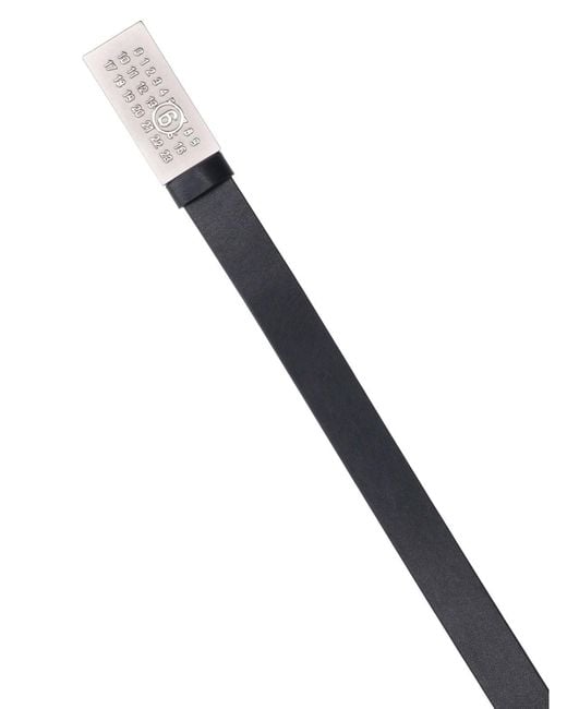 MM6 by Maison Margiela White Belt "Numeric"