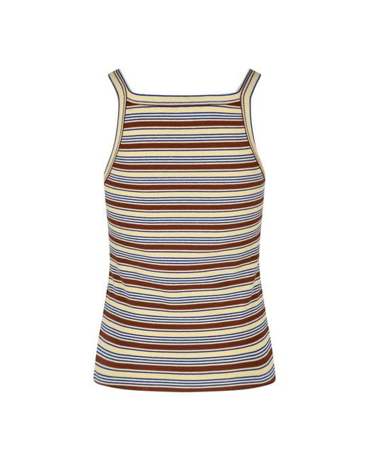 Fendi Multicolor Striped Knit Top