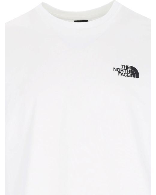 T-Shirt "Festival" di The North Face in White da Uomo