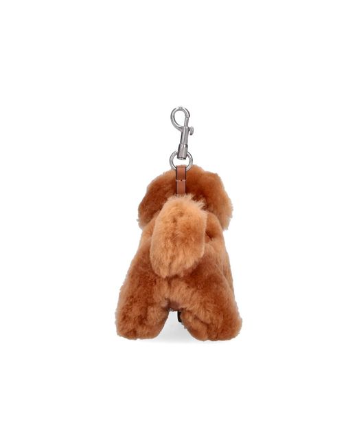 Anya Hindmarch White Keychain Charm "Poo Bag"