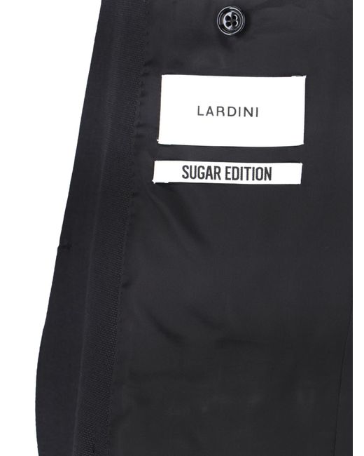 Lardini Black 'Attitude' Double-Breasted Blazer for men