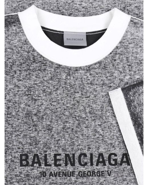 Balenciaga Gray T-Shirts for men