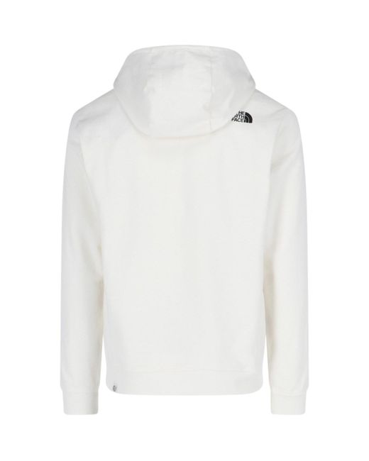 The North Face White "berkeley California" Hoodie for men