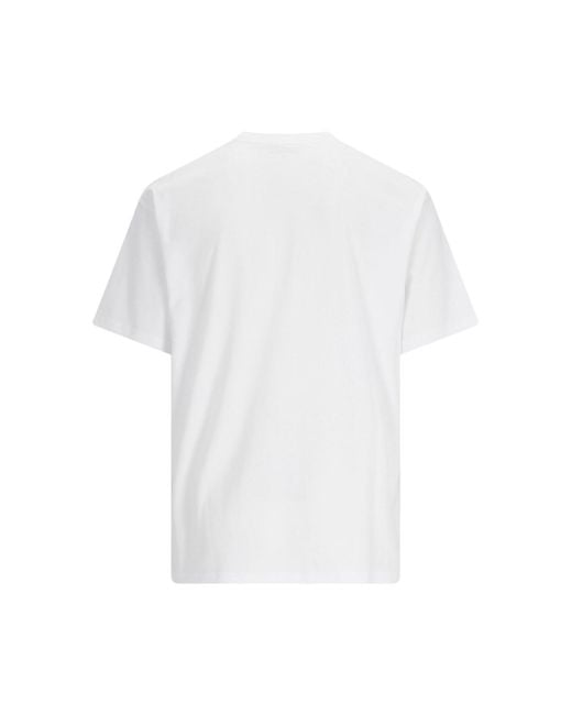 Carhartt White T-Shirt "S/S Madison" for men