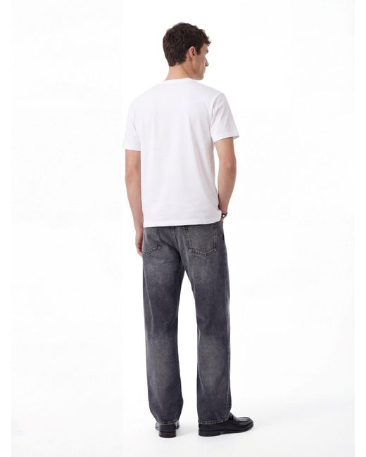 sunflower Gray Wide Jeans for men