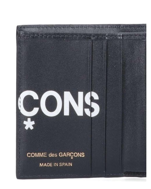 Comme des Garçons Black Bi-fold Logo Wallet