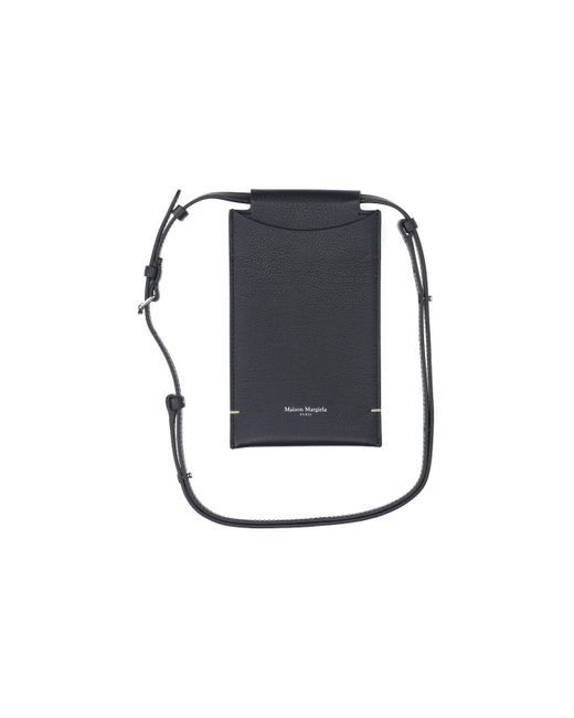 Porta Smartphone Logo di Maison Margiela in Black