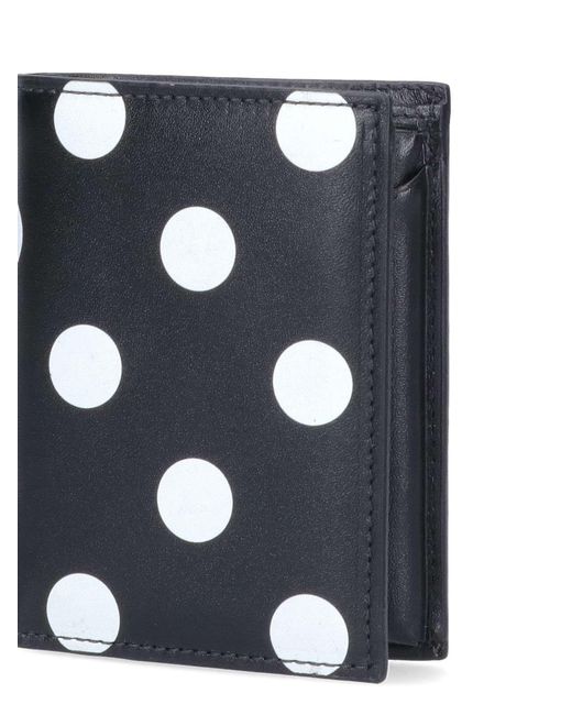 Comme des Garçons White Polka Dot Cardholder
