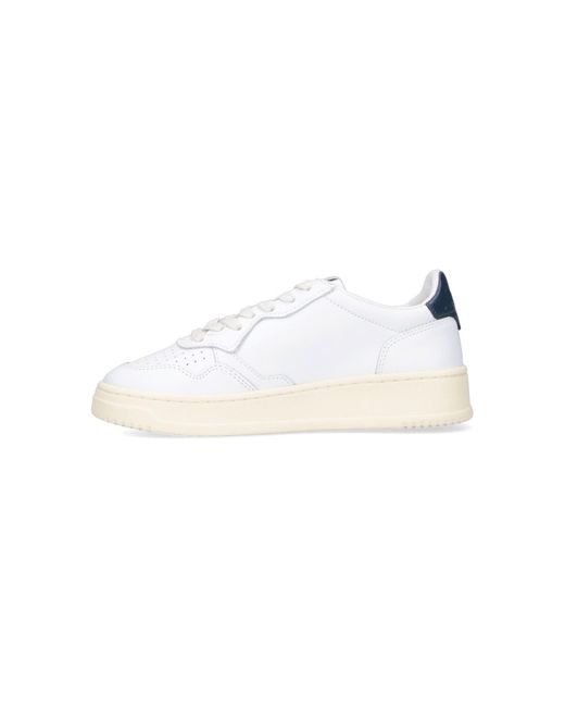 Autry White Medalist 01 Low Sneakers