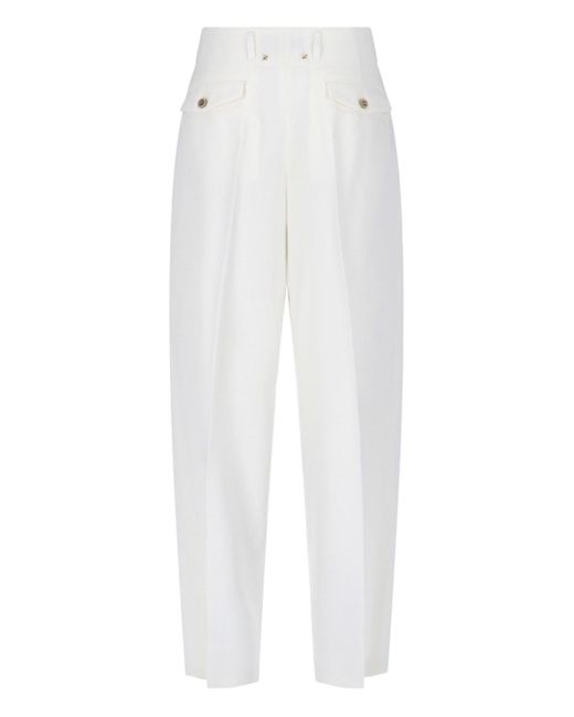 Pantaloni Gamba Dritta di Golden Goose Deluxe Brand in White